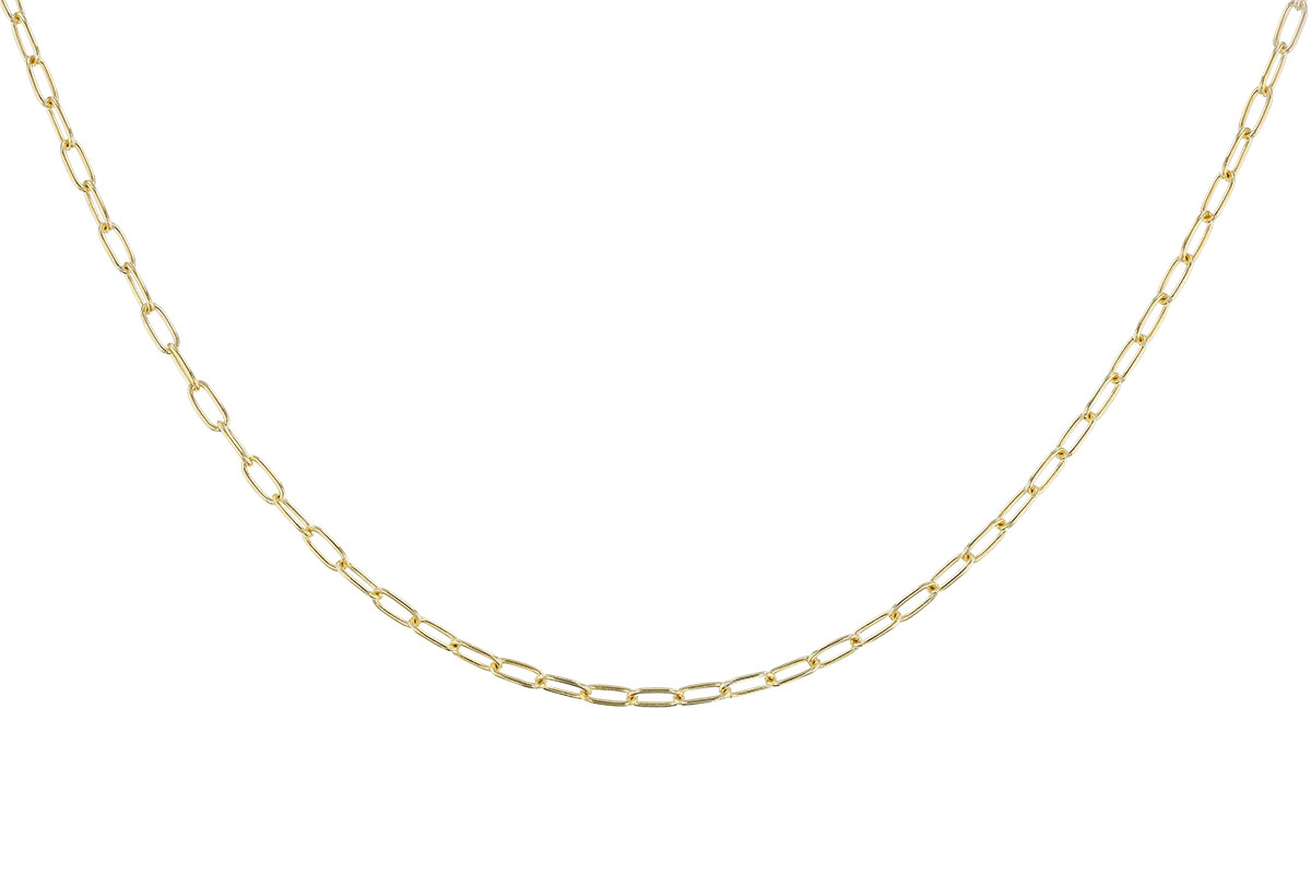 A320-64184: PAPERCLIP SM (16IN, 2.40MM, 14KT, LOBSTER CLASP)