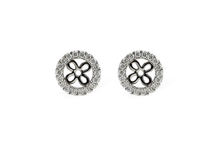 C233-40557: EARRING JACKETS .24 TW (FOR 0.75-1.00 CT TW STUDS)