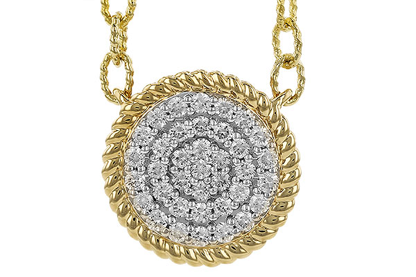 G319-81493: NECKLACE .32 TW (18")