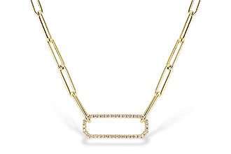 L319-73356: NECKLACE .50 TW (17 INCHES)