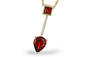 D320-66011: NECKLACE 2.15 GARNET 2.20 TGW
