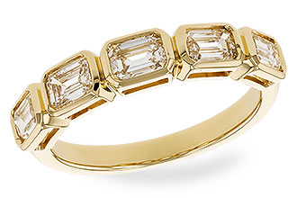 E319-77902: LDS DIA WED RG 1.20 TW EMERALD CUTS
