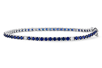 H320-65156: BRACELET 3.27 TW SAPP 3.52 TGW (7")