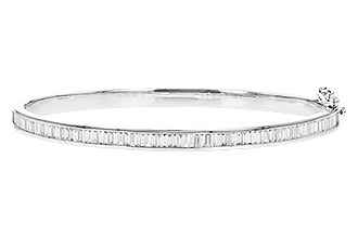 M319-74256: BANGLE 1.02 TW BAGUETTE DIAMONDS